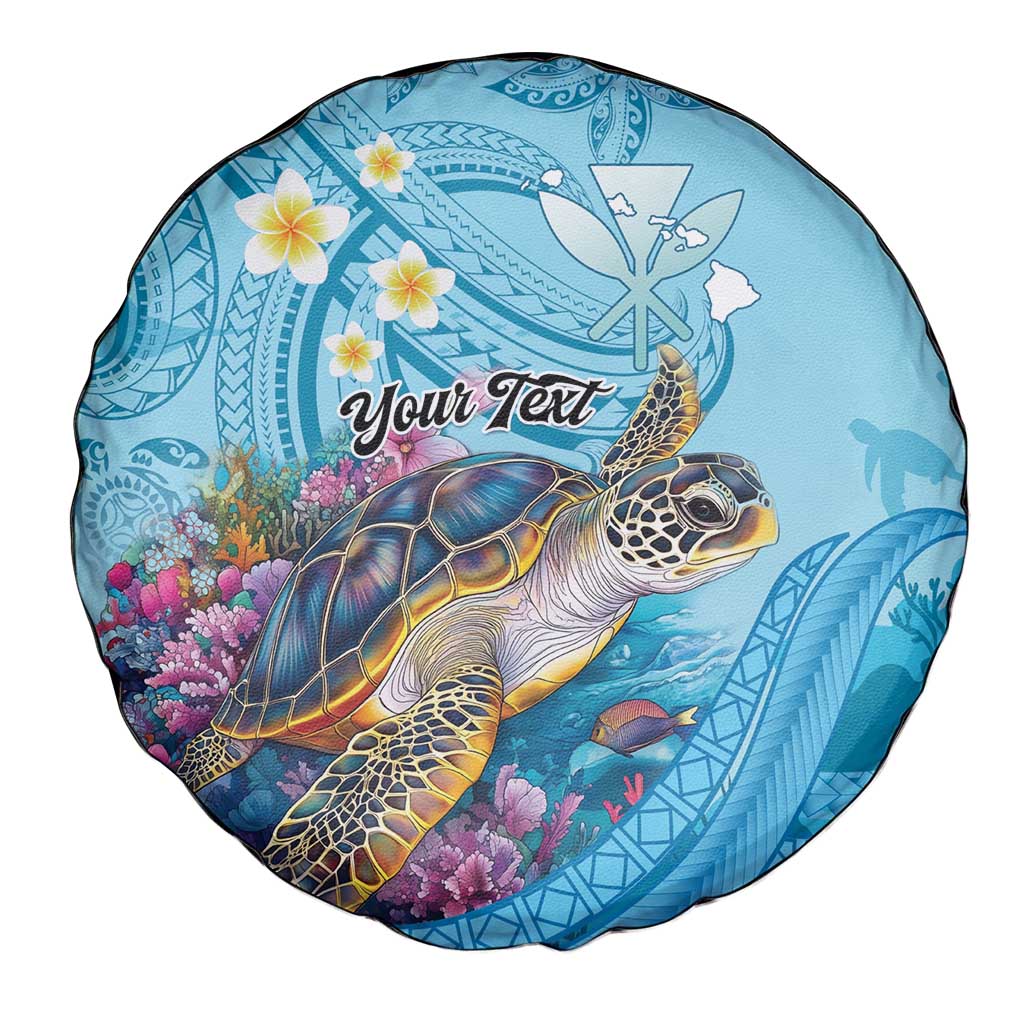 Personalized Hawaii Sea Turtle Spare Tire Cover Hawaii Map Ocean Vibes