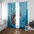 Personalized Hawaii Sea Turtle Window Curtain Hawaii Map Ocean Vibes