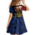 Philippines Spirit Tribal Sun Plumeria Family Matching Mermaid Dress and Hawaiian Shirt Red And Blue Polynesian Pattern
