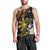 Philippines Spirit Tribal Sun Plumeria Men Tank Top Red And Blue Polynesian Pattern