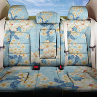 Hawaii Hibiscus Plumeria Blue Back Car Seat Cover Polynesian Pattern LT01 One Size Blue - Polynesian Pride