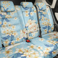Hawaii Hibiscus Plumeria Blue Back Car Seat Cover Polynesian Pattern LT01 - Polynesian Pride