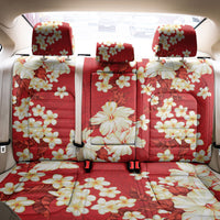 Hawaii Hibiscus Plumeria Red Back Car Seat Cover Polynesian Pattern LT01 - Polynesian Pride