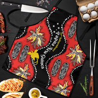 Papua New Guinea 50th Independence Apron PNG Batik Pattern - Polynesian Pride