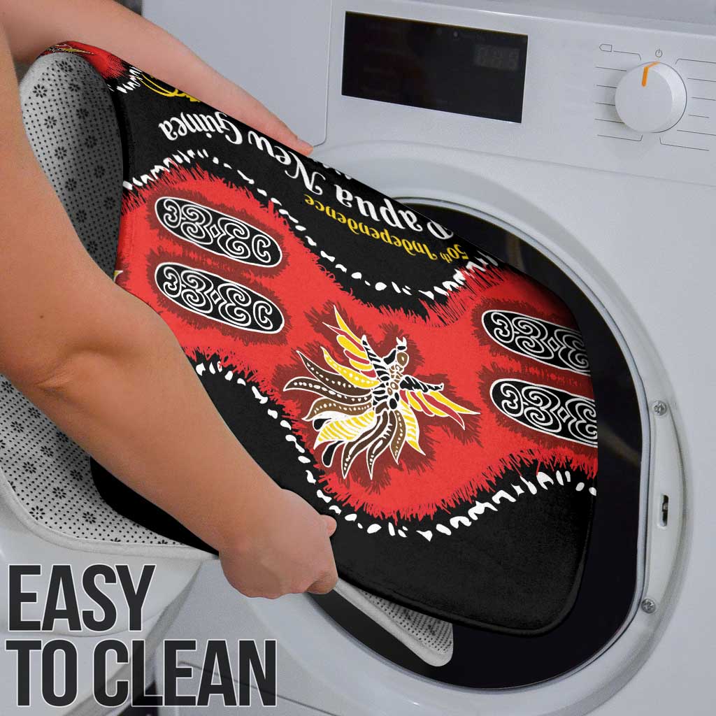 Papua New Guinea 50th Independence Bathroom Set PNG Batik Pattern - Polynesian Pride