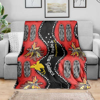 Papua New Guinea 50th Independence Blanket PNG Batik Pattern - Polynesian Pride