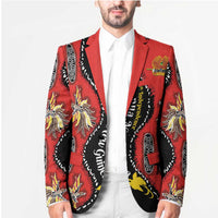 Papua New Guinea 50th Independence Blazer PNG Batik Pattern - Polynesian Pride