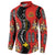 Papua New Guinea 50th Independence Button Sweatshirt PNG Batik Pattern - Polynesian Pride