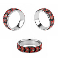 Papua New Guinea 50th Independence Classic Ring PNG Batik Pattern - Polynesian Pride