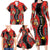Papua New Guinea 50th Independence Family Matching Long Sleeve Bodycon Dress and Hawaiian Shirt PNG Batik Pattern - Polynesian Pride