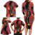 Papua New Guinea 50th Independence Family Matching Long Sleeve Bodycon Dress and Hawaiian Shirt PNG Batik Pattern - Polynesian Pride