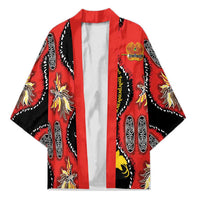 Papua New Guinea 50th Independence Kimono PNG Batik Pattern - Polynesian Pride