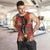 Papua New Guinea 50th Independence Men Tank Top PNG Batik Pattern - Polynesian Pride