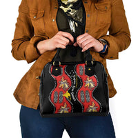 Papua New Guinea 50th Independence Shoulder Handbag PNG Batik Pattern - Polynesian Pride