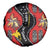 Papua New Guinea 50th Independence Spare Tire Cover PNG Batik Pattern - Polynesian Pride