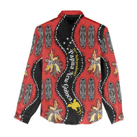 Papua New Guinea 50th Independence Women Casual Shirt PNG Batik Pattern - Polynesian Pride
