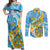 personalised-tuvalu-independence-day-couples-matching-off-shoulder-maxi-dress-and-long-sleeve-button-shirts-plumeria-45th-anniversary