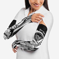 Personalized Hawaii King Kamehameha Arm Sleeves Flag Polynesian Pattern