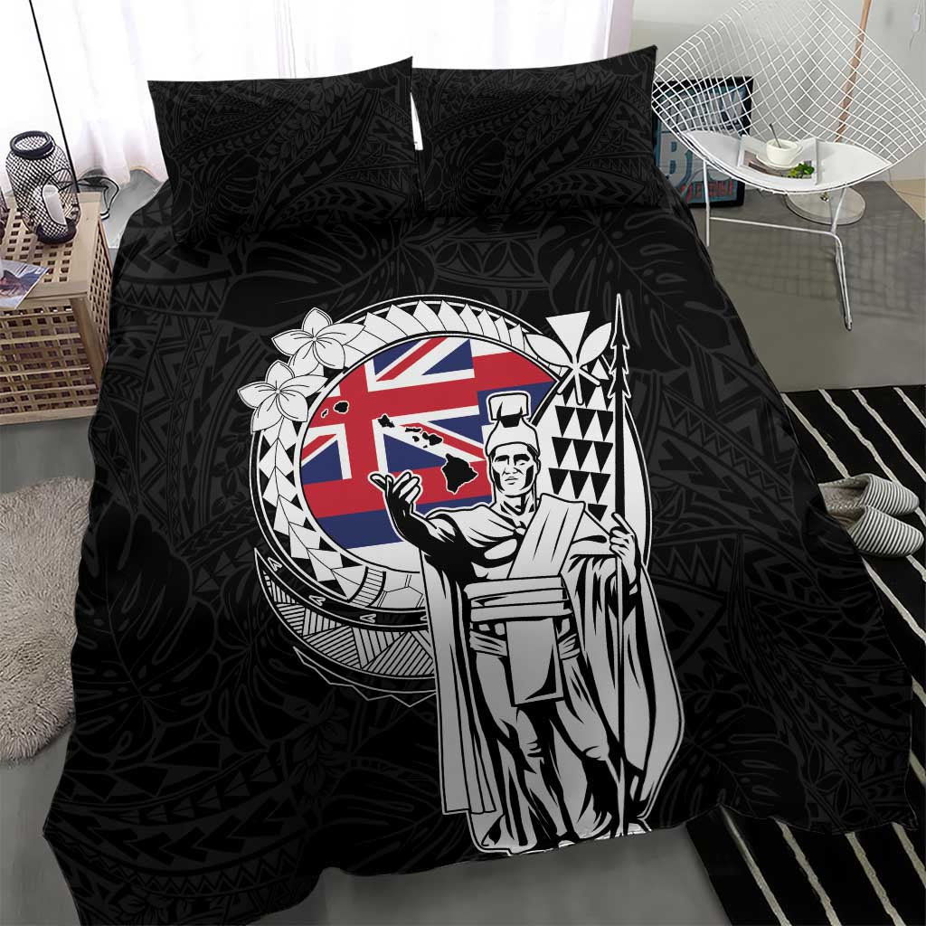 Hawaii King Kamehameha Bedding Set Flag Polynesian Pattern