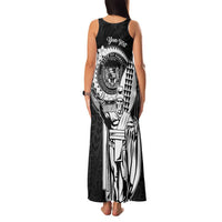 Personalized Hawaii King Kamehameha Family Matching Tank Maxi Dress and Hawaiian Shirt Flag Polynesian Pattern LT01 - Polynesian Pride
