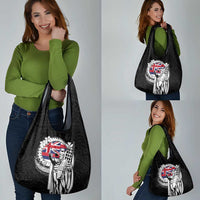 Hawaii King Kamehameha Grocery Bag Flag Polynesian Pattern