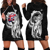 Personalized Hawaii King Kamehameha Hoodie Dress Flag Polynesian Pattern