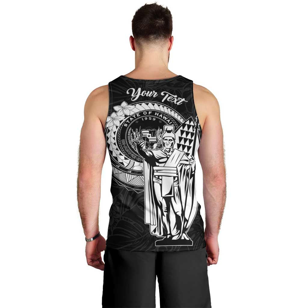 Personalized Hawaii King Kamehameha Men Tank Top Flag Polynesian Pattern