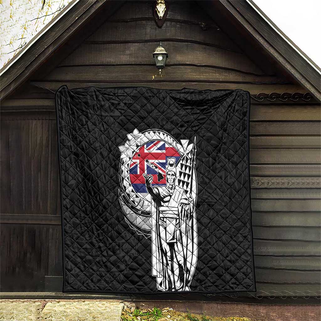 Hawaii King Kamehameha Quilt Flag Polynesian Pattern
