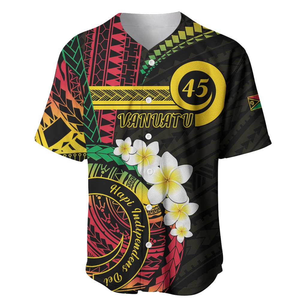 Vanuatu Independence Day Baseball Jersey Yumi 45th Hapi Indipendens Dei LT01