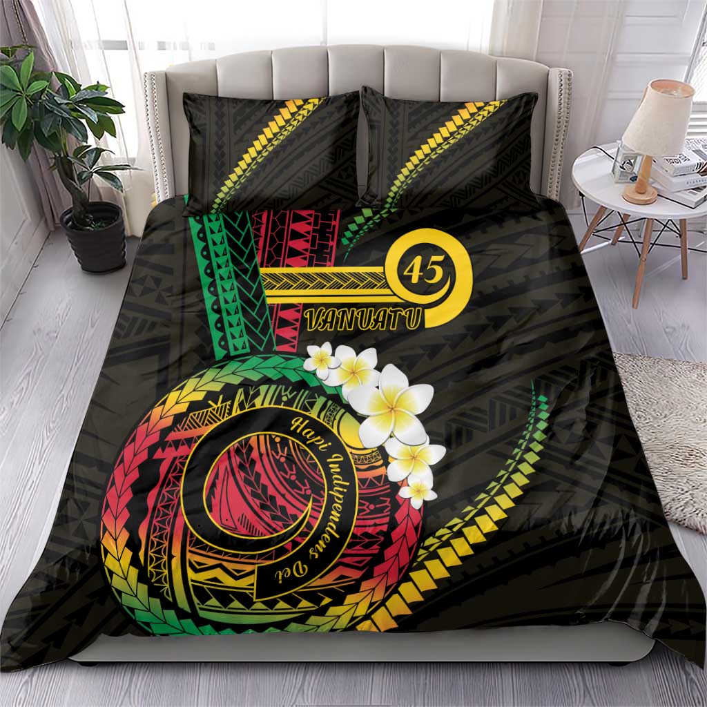 Vanuatu Independence Day Bedding Set Yumi 45th Hapi Indipendens Dei LT01