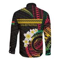 Vanuatu Independence Day Long Sleeve Button Shirt Yumi 45th Hapi Indipendens Dei LT01