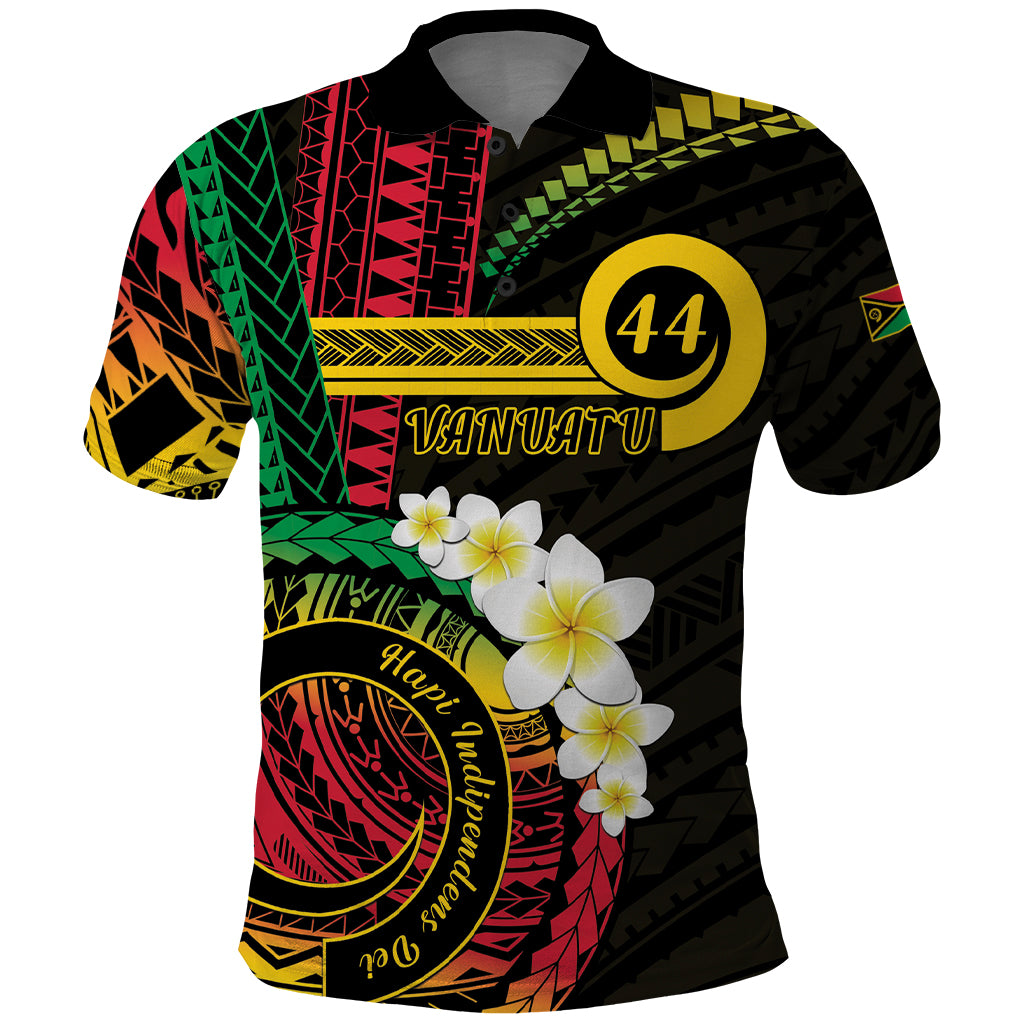 Vanuatu Independence Day Polo Shirt Yumi 44th Hapi Indipendens Dei