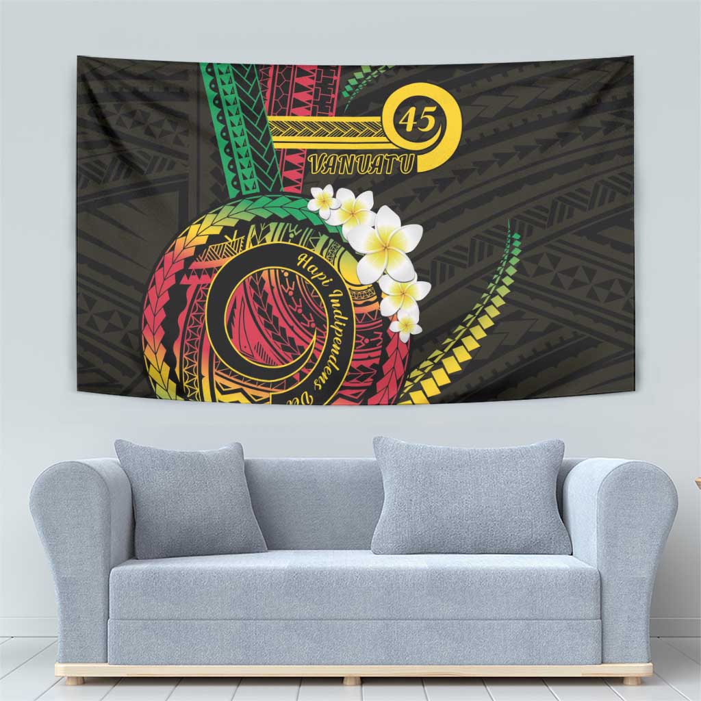 Vanuatu Independence Day Tapestry Yumi 45th Hapi Indipendens Dei LT01
