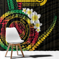 Vanuatu Independence Day Window Curtain Yumi 45th Hapi Indipendens Dei LT01