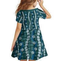 Pikake Maile Tiare Lei Family Matching Mermaid Dress and Hawaiian Shirt Polu Lauhala Pattern