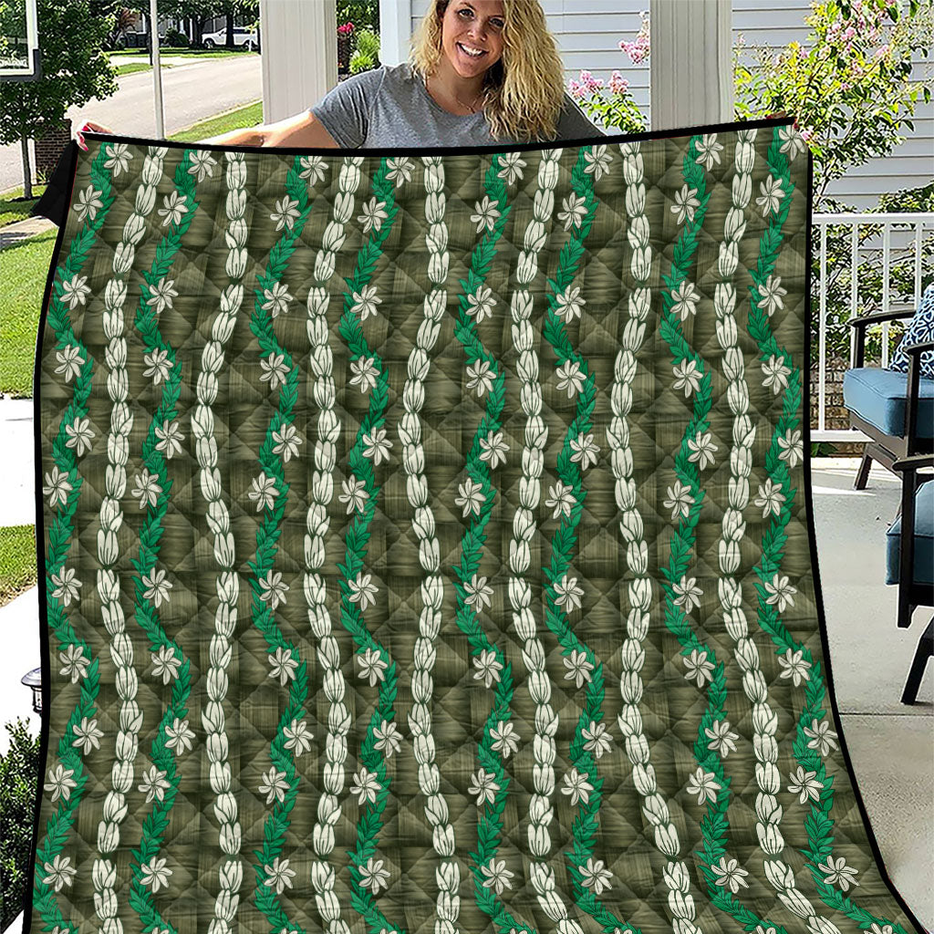 Pikake Maile Tiare Lei Quilt Omaomao Lauhala Pattern