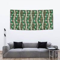 Pikake Maile Tiare Lei Tapestry Omaomao Lauhala Pattern