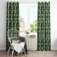 Pikake Maile Tiare Lei Window Curtain Omaomao Lauhala Pattern