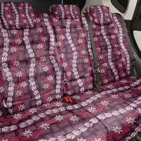 Pikake Maile Tiare Lei Back Car Seat Cover Akala Lauhala Pattern