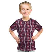 Pikake Maile Tiare Lei Kid T Shirt Akala Lauhala Pattern