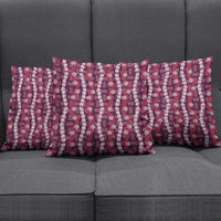 Pikake Maile Tiare Lei Pillow Cover Akala Lauhala Pattern