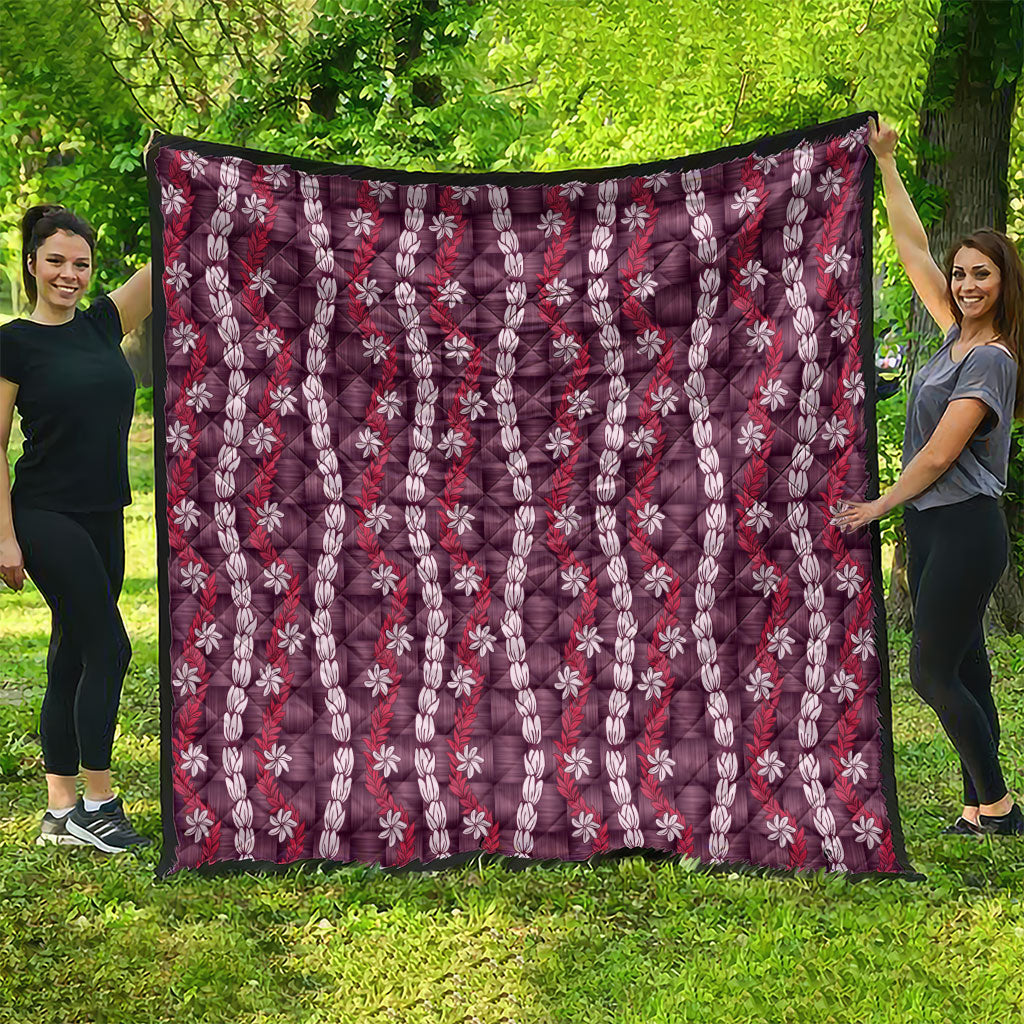 Pikake Maile Tiare Lei Quilt Akala Lauhala Pattern