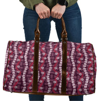 Pikake Maile Tiare Lei Travel Bag Akala Lauhala Pattern