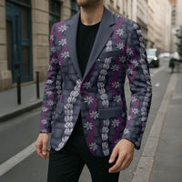 Pikake Maile Tiare Lei Blazer Poni Lauhala Pattern