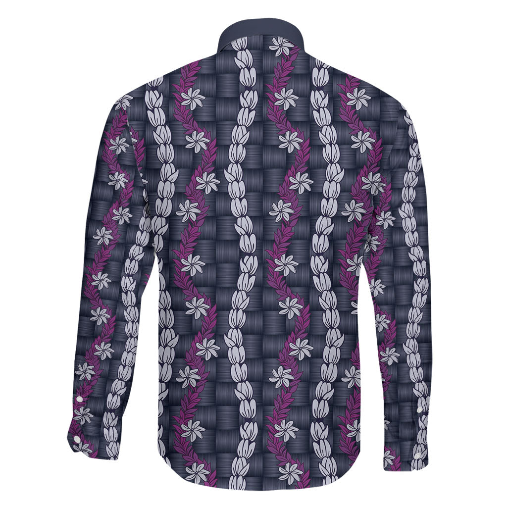 Pikake Maile Tiare Lei Family Matching Mermaid Dress and Hawaiian Shirt Poni Lauhala Pattern