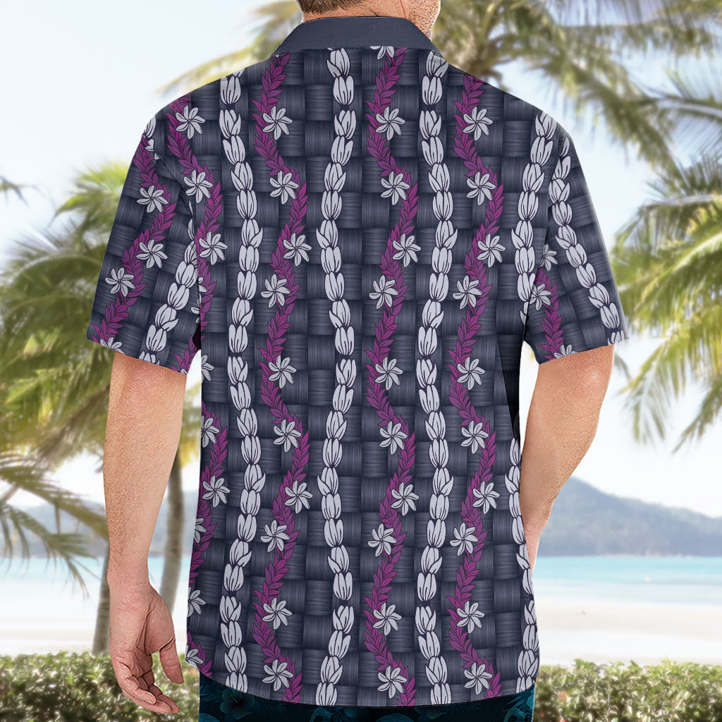 Pikake Maile Tiare Lei Hawaiian Shirt Poni Lauhala Pattern