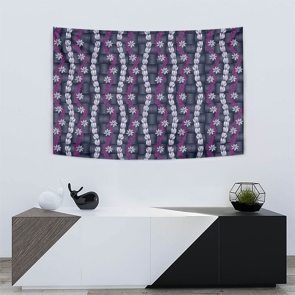 Pikake Maile Tiare Lei Tapestry Poni Lauhala Pattern
