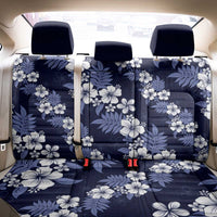 Hawaiian Hibiscus Tribal Floral Blue Back Car Seat Cover Polynesian Tapa Pattern - Polynesian Pride