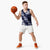 Hawaiian Hibiscus Tribal Floral Blue Basketball Jersey Polynesian Tapa Pattern - Polynesian Pride