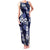 Hawaiian Hibiscus Tribal Floral Blue Family Matching Tank Maxi Dress and Hawaiian Shirt Polynesian Tapa Pattern - Polynesian Pride